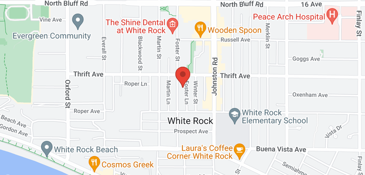 map of 401 1368 FOSTER STREET